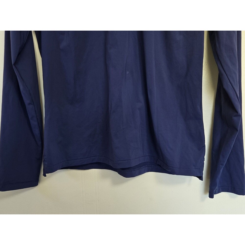 G/FORE 1/4 Zip Polo Womens M Blue Color Block Collar Tech Golf Casual Preppy - Picture 3 of 8